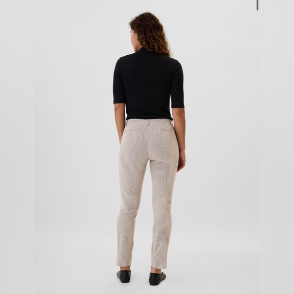 Gap Plaid Mid Rise Skinny Ankle Pants - Picture 4 of 7